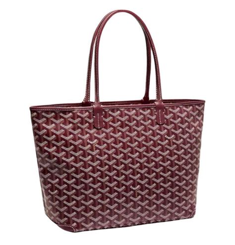 burgundy goyard|goyard artois price.